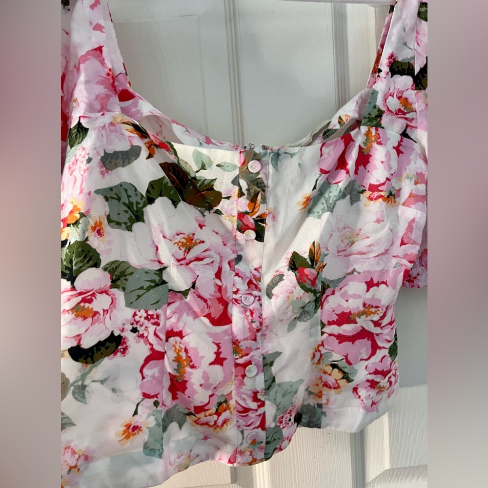 Nwot Favorite Daughter Women Top The One That Got Away Floral Square Neck Size S View 6